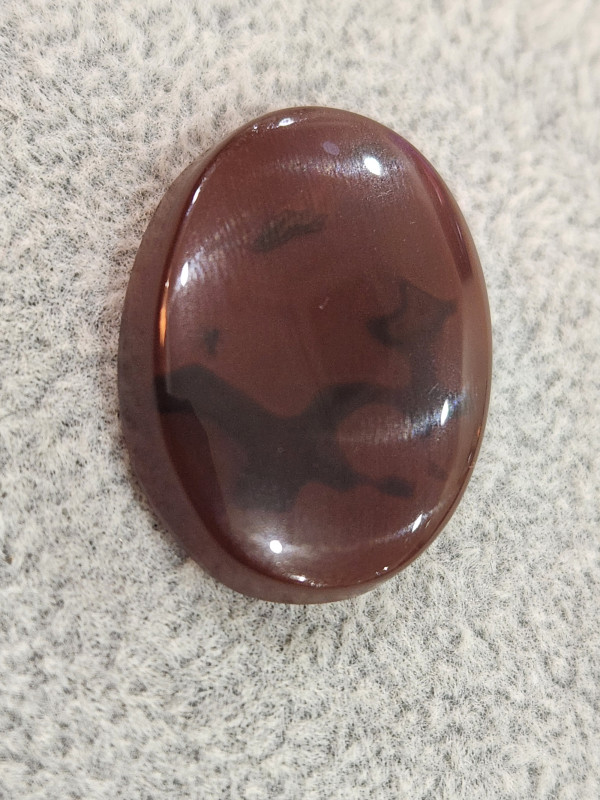 عقيق يماني احمر مصور