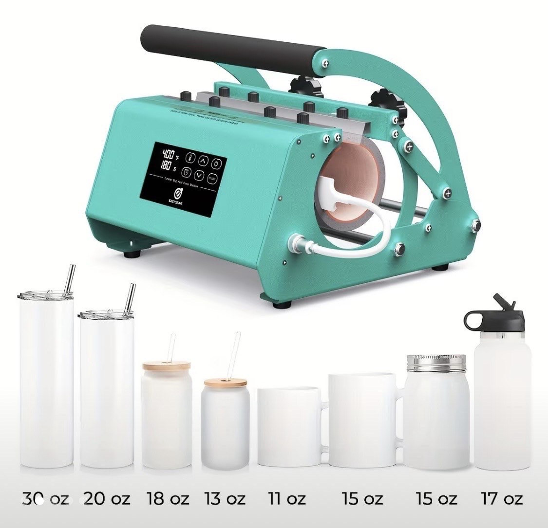 مكبس حراري للأكواب – متعدد المقاساتCricut Mug Heat Press