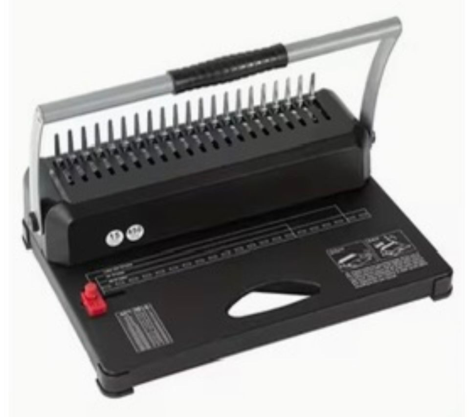 ماكينة تجليد يدوية مكتبيةManual Comb Binding Machine