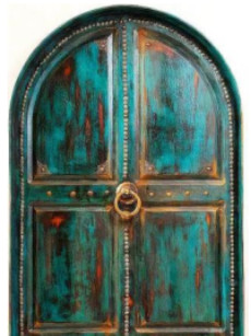باب تراثي تركوازي معتّق