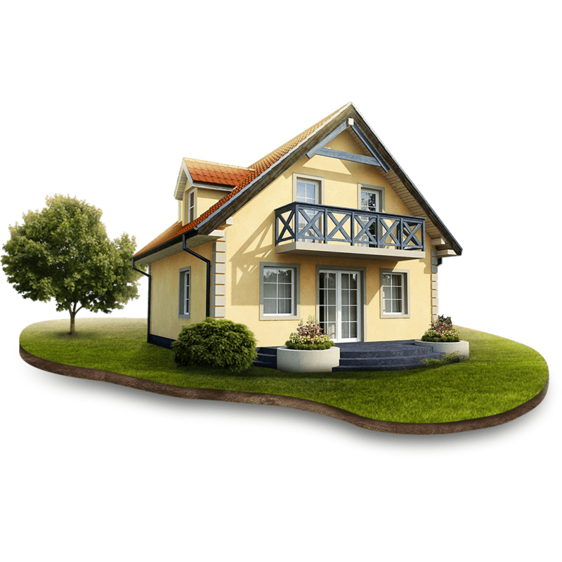 المنزل والحديقة